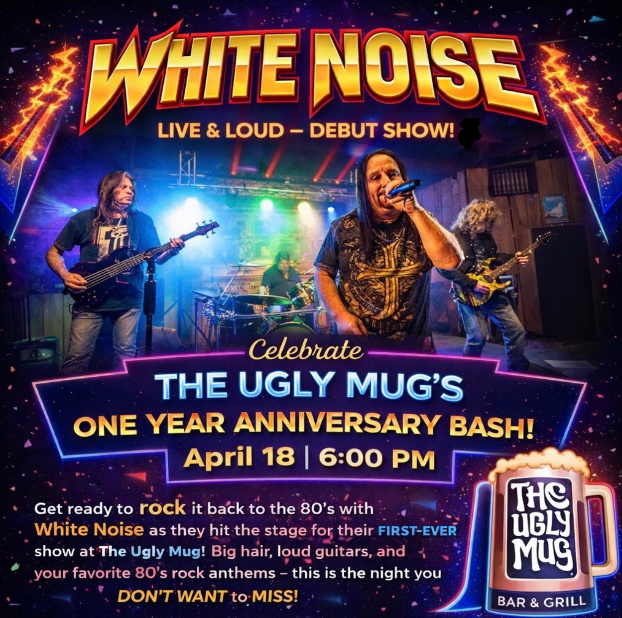 The Ugly Mug Anniversary Pary